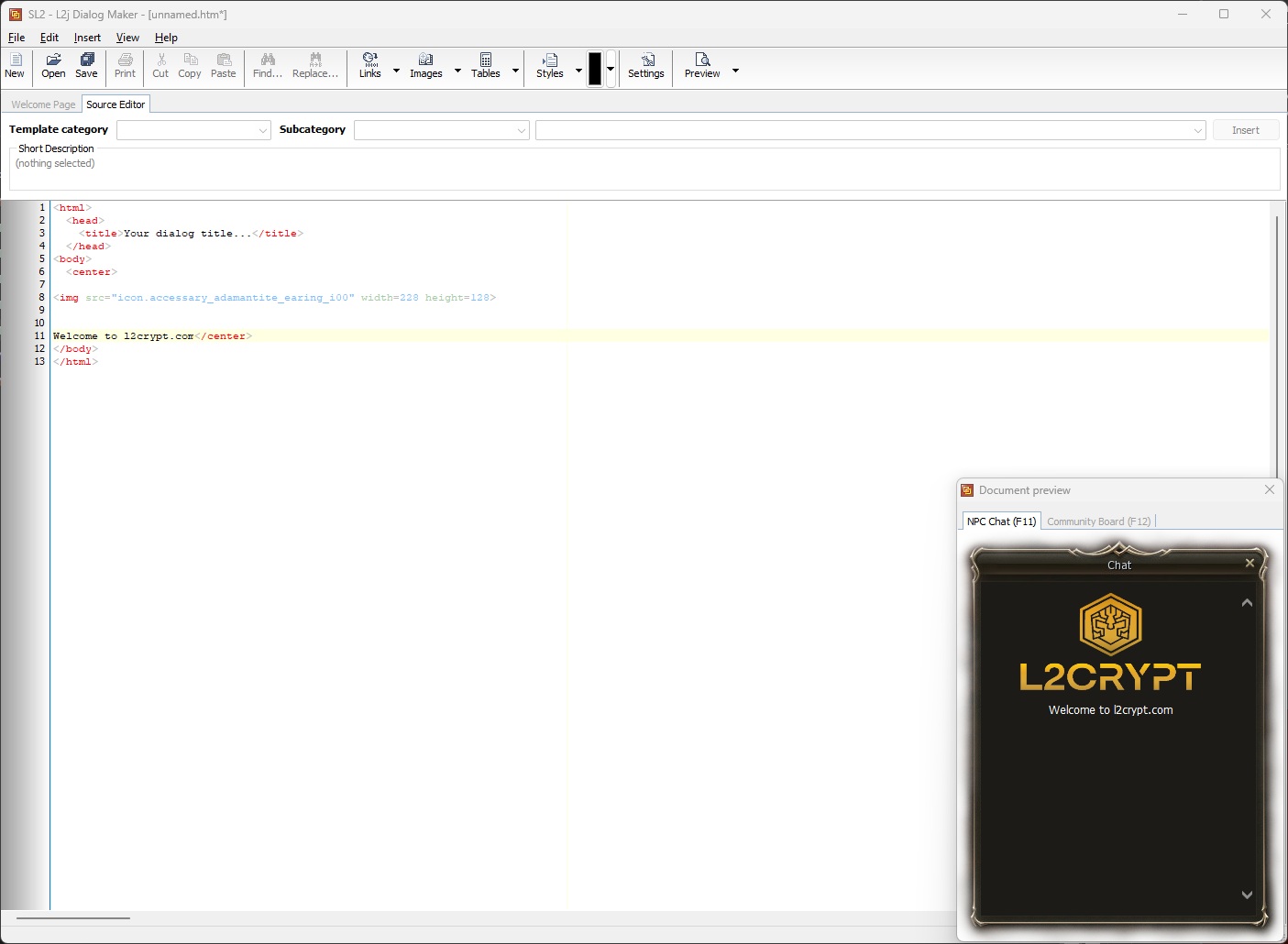 L2J Dialog Maker v1.01 - Image 3