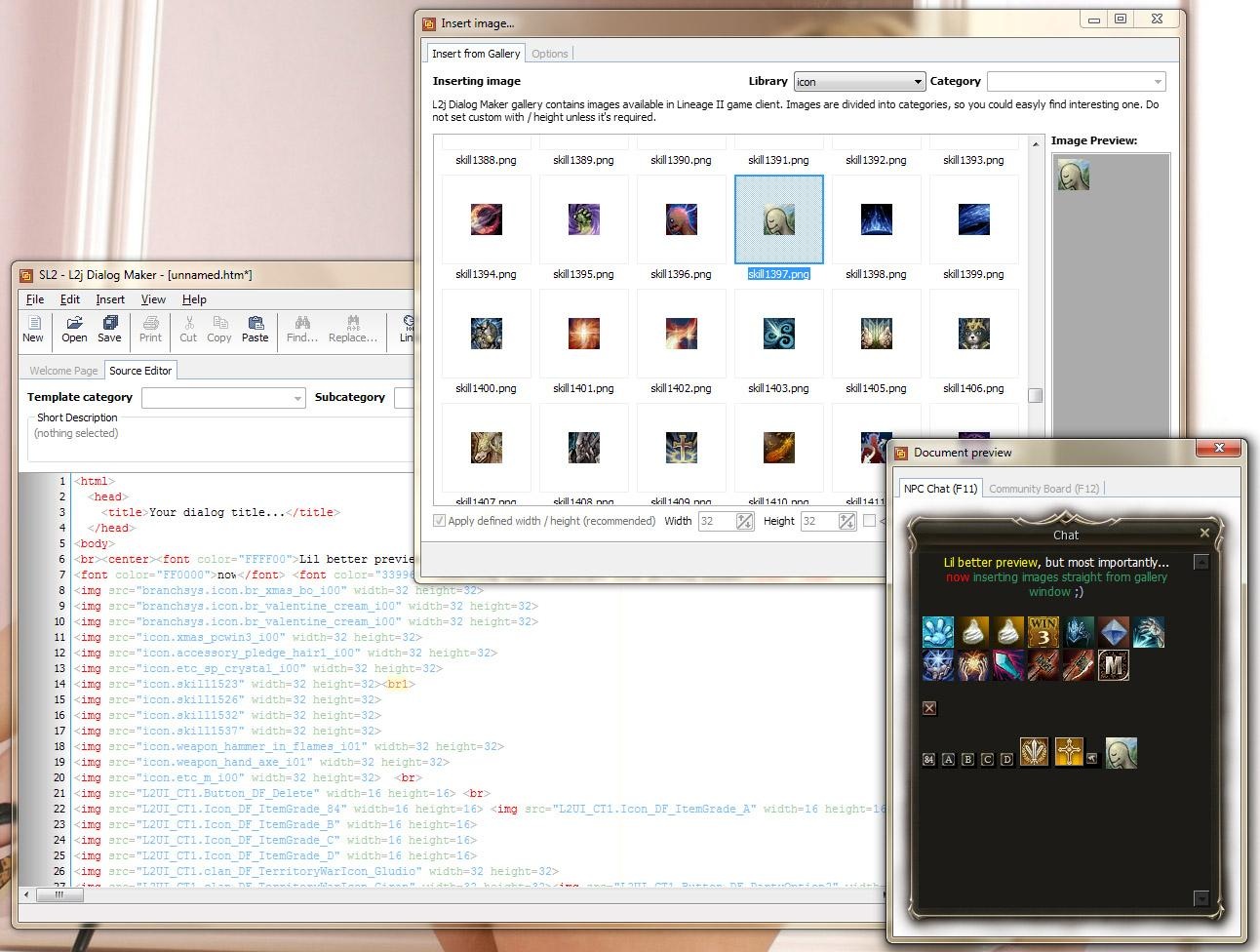 L2J Dialog Maker v1.01 - Image 2